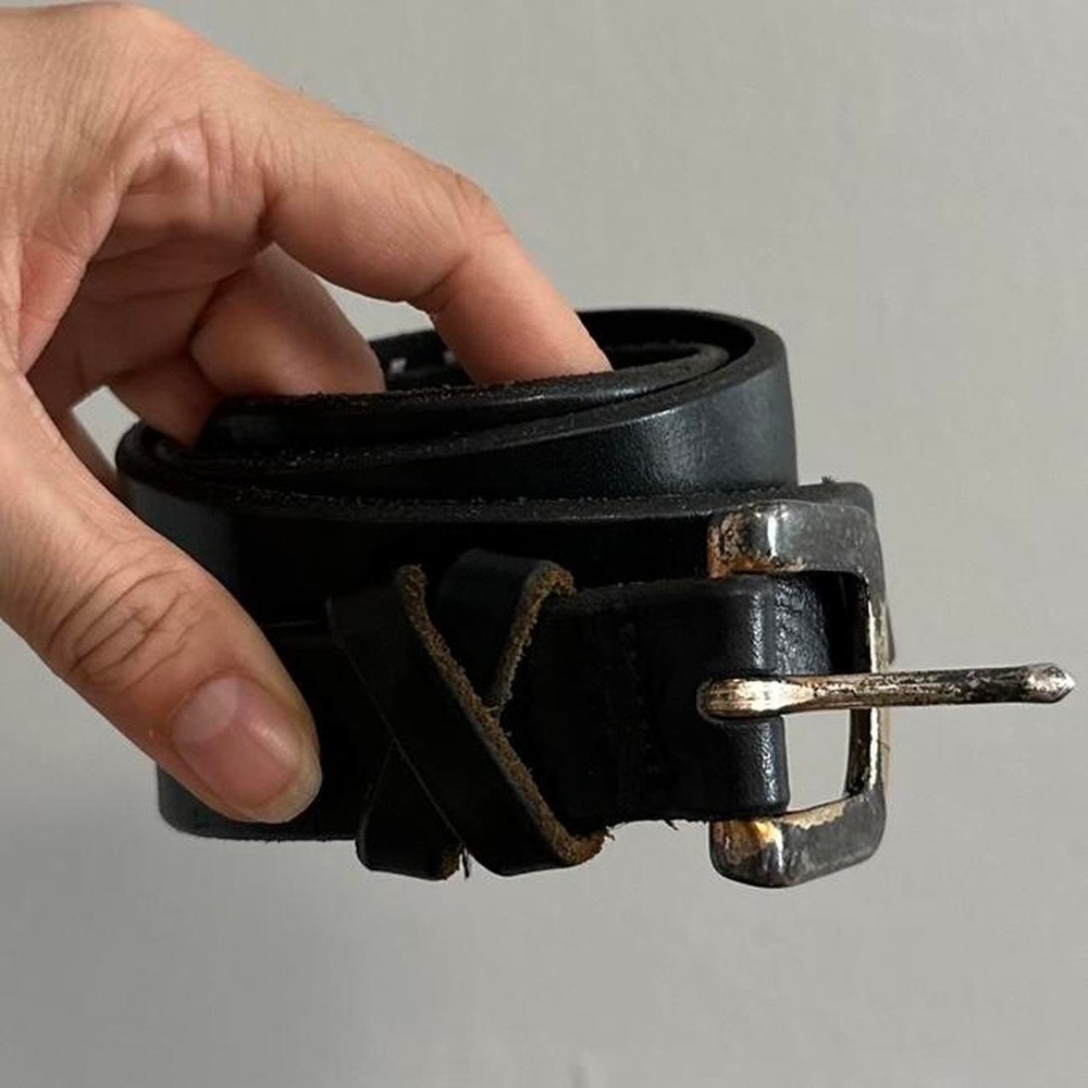Express vintage leather belt